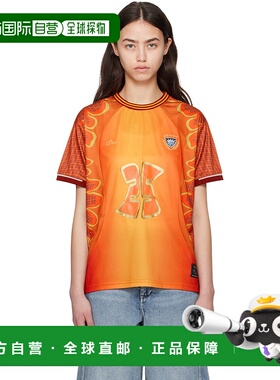 1h可退 潮奢 Dime 女士 橙色 Holy Flame T 恤 DIME2SP257HEL