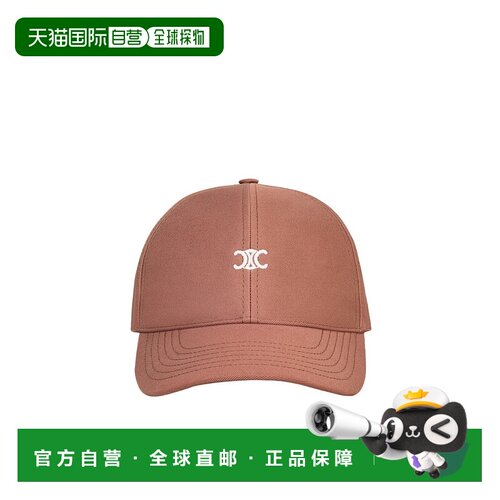 CELINE 女士帽子 AA0B3234X08QU AW2025 粉红色 Triomphe 棒球帽