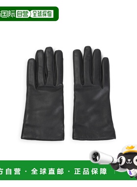 潮奢 Saint Laurent 圣罗兰 女士 黑色皮革手套 8233053YO68