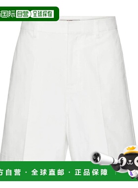 VALENTINO 男士短裤 4V0RDDV19UAA03 SS2025 白色 Cotton bermuda
