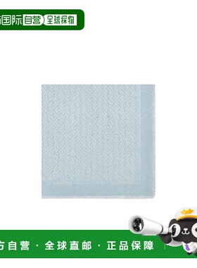 FENDI 女士围巾 FXT069AJW7F0QG2 SS2025 FF 白色 披肩配饰