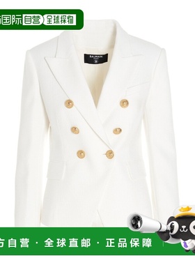 BALMAIN 女士西服 YF1SG000CB110FA SS2023 白色 Jacket women Ba