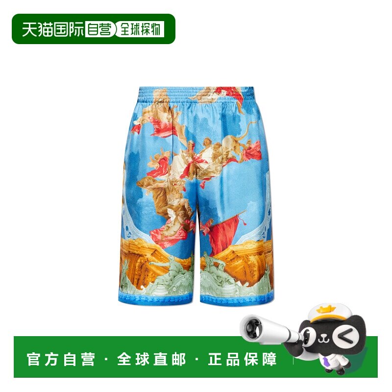 VERSACE 男士短裤 10024761A160955X000 SS2026 花色休闲裤