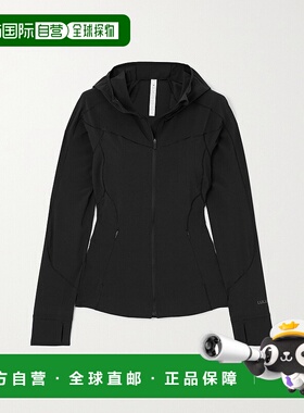 1h可退 潮奢 Lululemon 女士 Over 薄雾连帽弹力再生夹克 LW4BSRS