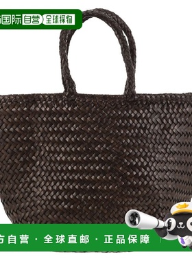 1h可退 潮奢 DRAGON DIFFUSION 女士 GRACE 篮子小号编织皮革包包