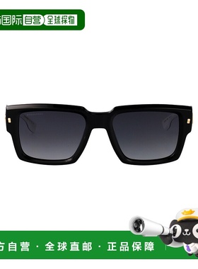 1h可退 DSQUARED2 男士太阳镜 D20143S807 SS2025 黑色 Sunglasse