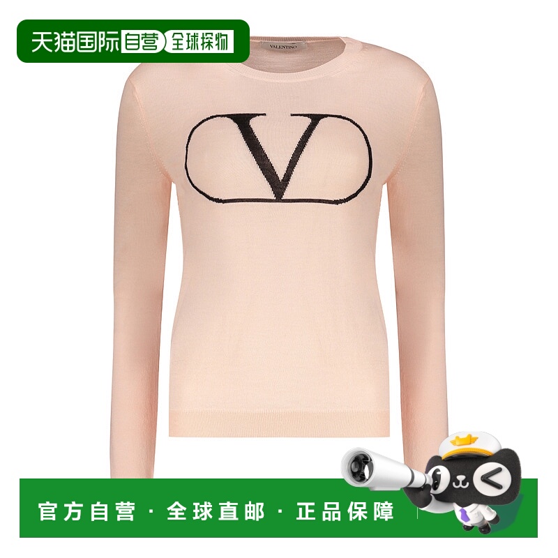 1h可退 VALENTINO 女士针织衫 BKC02777F047 SS2024 花色 长袖毛