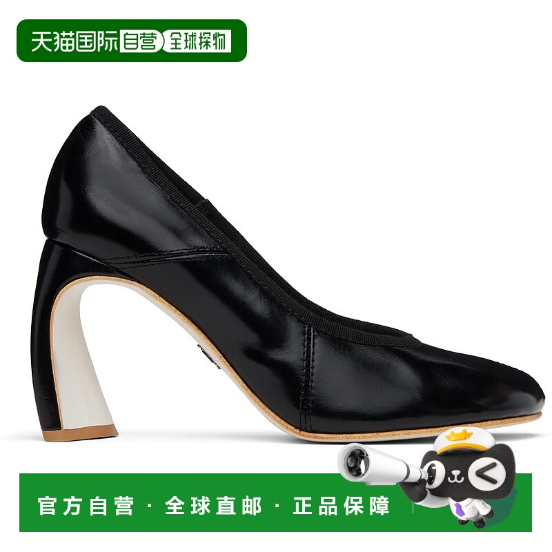 1h可退 潮奢 Tory Burch 托里 伯奇 女士 黑色 Peep Toe 90mm 高