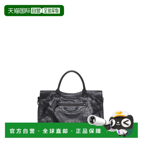 BALENCIAGA 女士斜挎包 8230582ABEK1000 AW2025 黑色单肩包