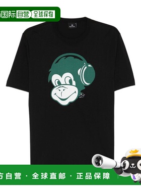 1h可退 潮奢 Paul Smith 男士 By and Polos T恤黑色T恤 M2R220XV