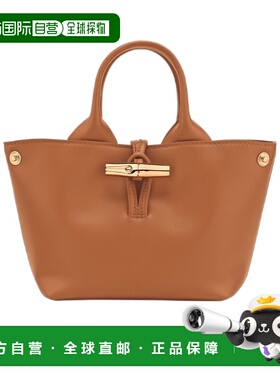 LONGCHAMP 女士手提包 10278HGCM19 AW2025 棕色 Le Roseau XS 手