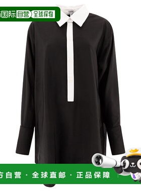 LOEWE 女士半身裙 S540Y09XOD1100 AW2024 黑色 Viscose blend sh