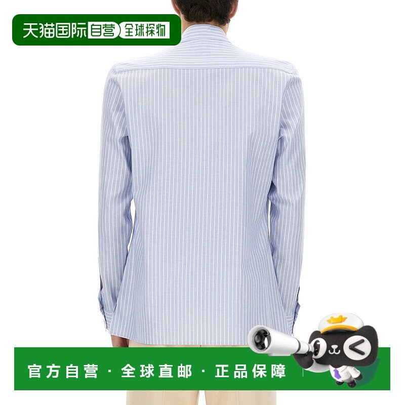 VALENTINO 男士衬衫 7V3ABSI0AL0043 CO 宝蓝色 `Si00` Striped O