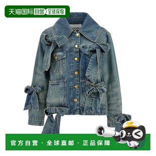 GANNI 女士西服 A1010057567 SS2026 蓝色 Light Rigid Denim Jac
