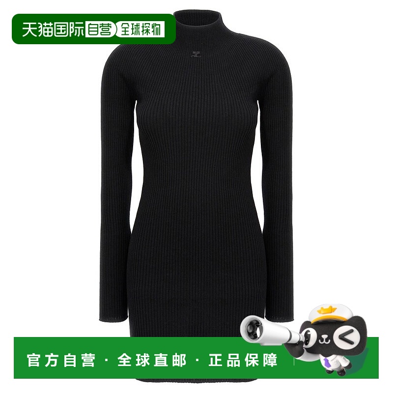1h可退 潮奢 Courreges 女士 立领迷你连衣裙 324MRO466FI0049
