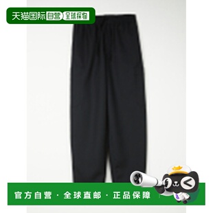 FE65PA5019RE99 休闲裤 AW2024 黑色 KENZO 徽标羊毛运动裤 男士