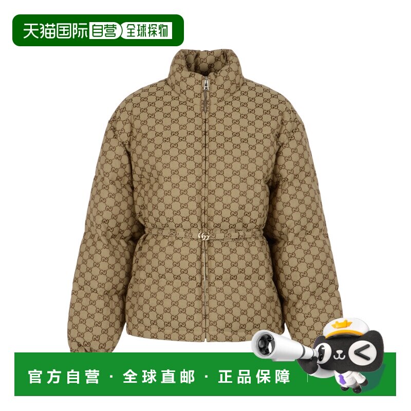 1h可退 GUCCI 女士羽绒服 797451Z9ABA2184 CO 浅棕色 Embroidere