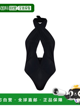 BALMAIN 女士泳装 BKBKE24400001 AW2025 黑色 One-piece swimsui