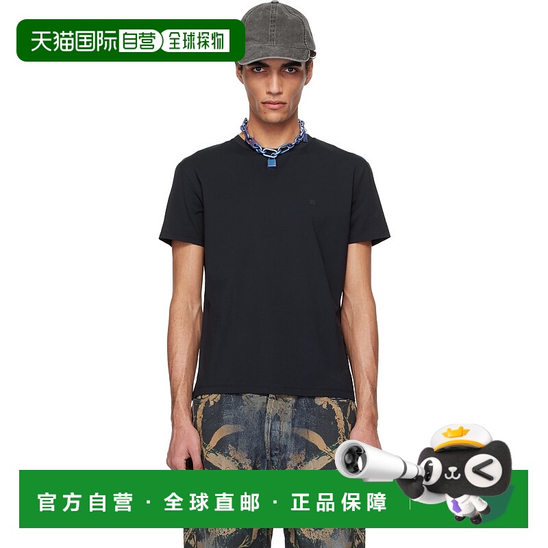 1h可退 潮奢 Acne Studios 艾克妮 男士 黑色 Regular Fit T 恤 C