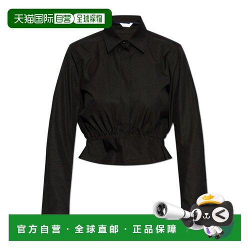 MAX MARA 女士外套 1111075206003 SS2025 黑色 长袖衬衫