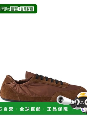 PRADA 女士运动鞋 1E959NF005D7C05 AW2025 棕色 Prada Collapse