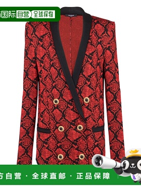 BALMAIN 女士夹克 CF1SG065KF52EKA SS2024 橙色