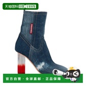潮奢 舒适时尚 Dsquared2 女士 1h可退 blue蓝色 二次方 脚踝靴
