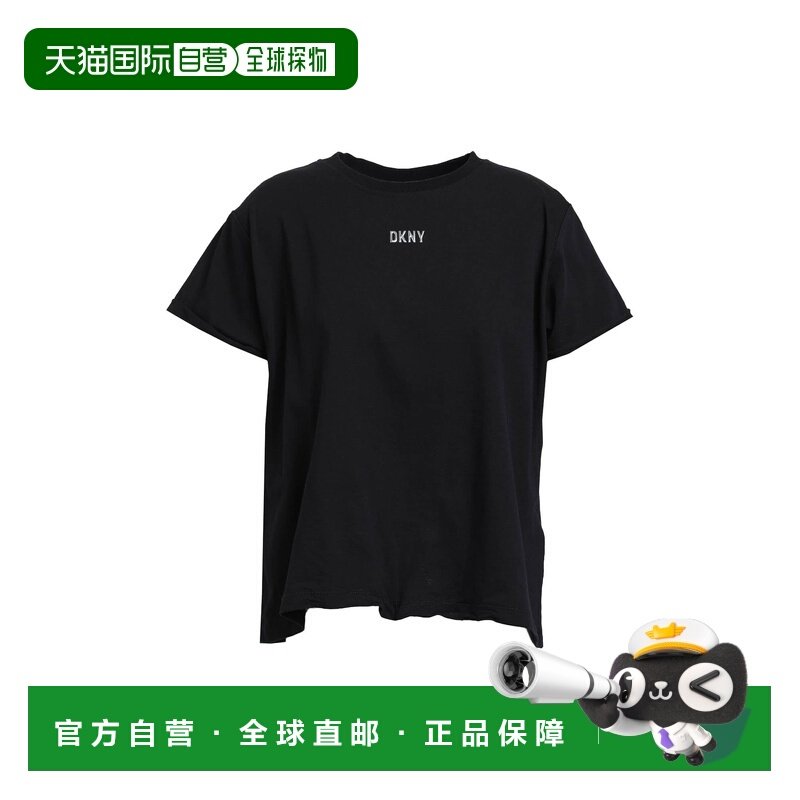 1h可退 潮奢 Dkny 唐可娜儿 女士 T恤 black黑色 舒适时尚,女装/女士精品,T恤,淘宝优惠券,粉丝福利购,淘宝优惠卷