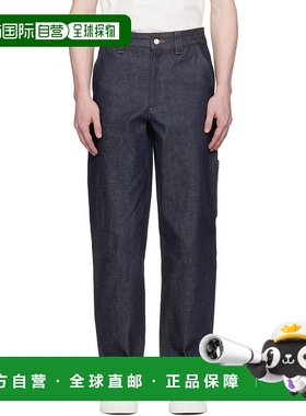 1h可退 潮奢 A.P.C. 男士 蓝色 Fergus 牛仔裤 COHESM08500直筒裤