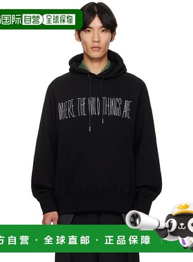 1h可退 潮奢 Sacai 男士 黑色 Where The Wild Things Are 系列连