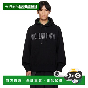 1h可退 潮奢 Sacai 男士 黑色 Where The Wild Things Are 系列连