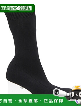 1h可退 潮奢 mcqueen 亚历山大 麦昆 女士 徽标坡跟靴 745220W4WE