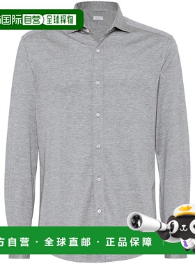 BRUNELLO CUCINELLI 男士长袖衬衫 MH8366686C571 CO