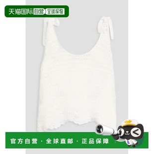 潮奢 钩花亚麻混纺上衣 ZIMMERMANN 短款 9236TSS246 女士 1h可退