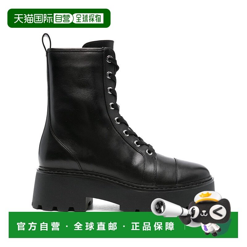 MICHAEL KORS 女士靴子 40T5BKFE5L001 AW2025 黑色厚底鞋女靴