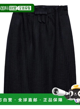 PRADA 女士半身裙 P134ZGSOOO18DE0008 AW2025 蓝色包臀裙a字裙