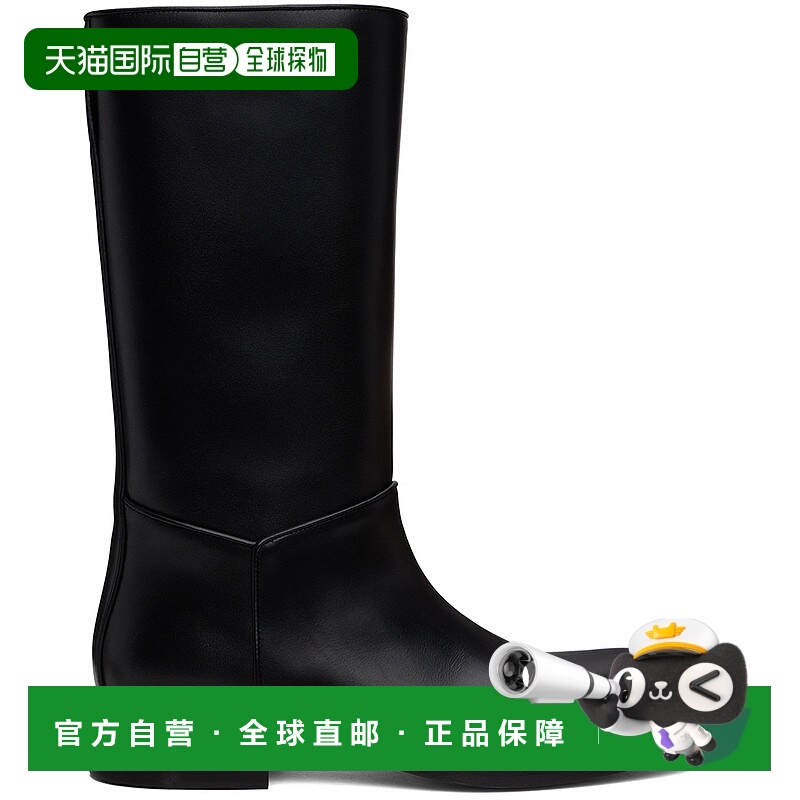 1h可退 潮奢 The Row 女士 黑色 Nobilis Riding 中筒靴 F1549L58
