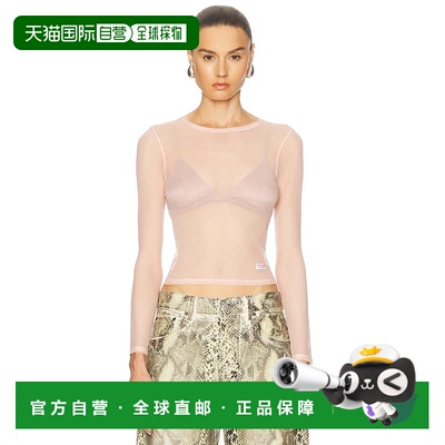 1h可退 潮奢 Alexander Wang 亚历山大 王 女士 长袖T恤 8CC22419