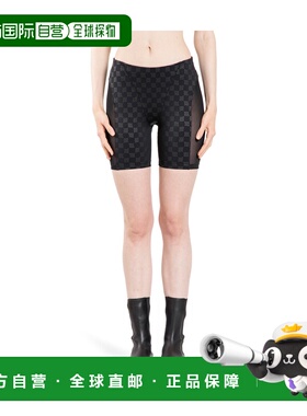 MISBHV 女士短裤 250W355BLACK SS2025 黑色 字母印花短裤