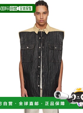 1h可退 潮奢 DRKSHDW 瑞克 欧文斯 DRKSHDW 男士 黑色 & 米色 Hol