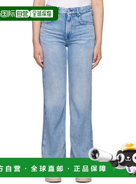 1h可退 潮奢 ISABEL MARANT 女士 蓝色 Belvira 牛仔裤 23PPA0002