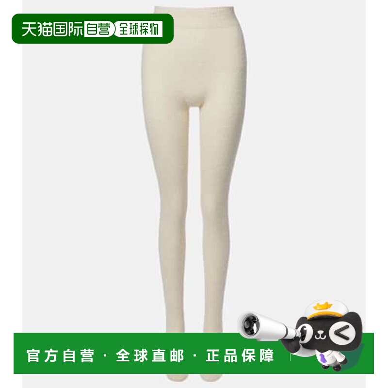 1h可退 潮奢 The Row 女士 羊绒混纺连裤袜 white白色 舒适时尚