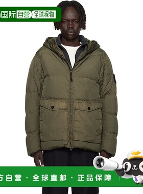 1h可退 潮奢 Stone Island 石头岛 男士 绿色 4100011 Hooded Nyl