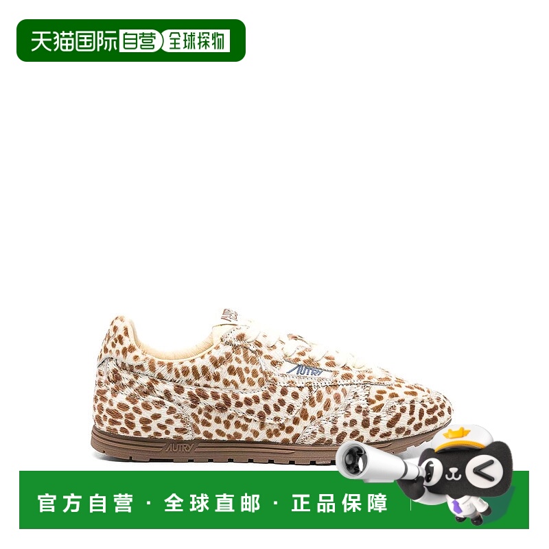 1h可退 AUTRY 女士运动鞋 WSLWYN04 AW2025 浅棕色 WINDSPIN LOW