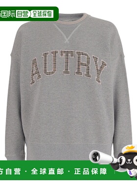 AUTRY 女士针织衫 SWPWL9HX AW2025 灰色 长袖卫衣