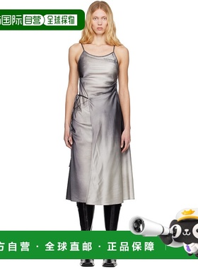 1h可退 潮奢 Feng Chen Wang 女士 灰色垂坠连衣裙 FWS19DR01