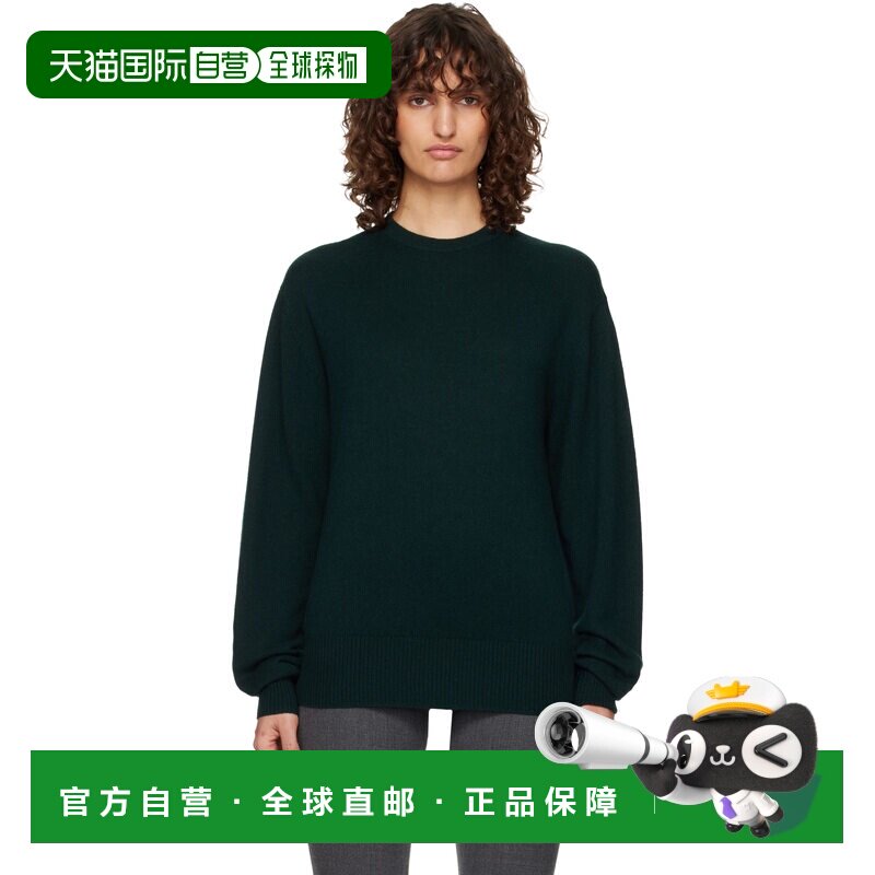 toteme 女士 绿色 Classic Cashmere Crew Knit 毛衣 261WRT0613Y