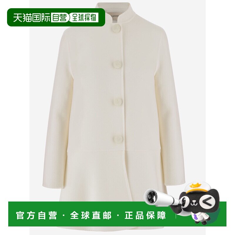 1h可退 VALENTINO 女士外套 8B3CA8726JAA03 SS2026 白色