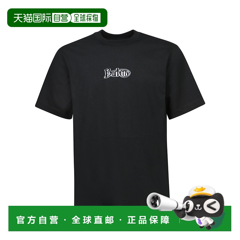 BURBERRY 男士T恤 8097810C1413BLACK AW2024 黑色