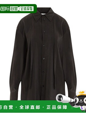 LEMAIRE 女士衬衫 SH1051LF1308BR507 AW2024 黑色